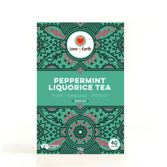 Organic Peppermint Liquorice Tea
